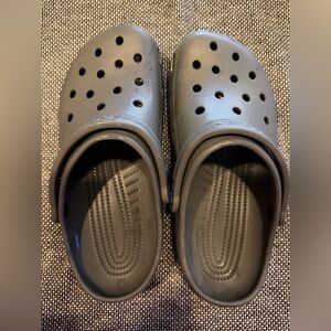 CROCS Gray Mules & Clogs